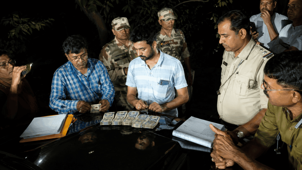 Serampur candidate accused BJP of spreading money to buy votes. politics02